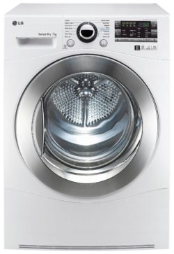 LG - RC7066A2Z 7KG Condenser - Tumble Dryer - White